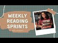 Weekly Reading Sprints | Come hang out with me :)