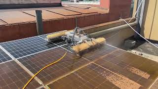 Rust removal (solar panel cleaning robot)