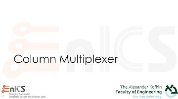 VLSI - Lecture 9c: Column Decoder and Sense Amplifiers