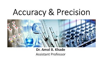 Accuracy, Precision, Absolute error and standard deviation