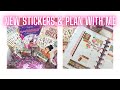 NEW Rongrong Stickers unboxing + flip through + PLAN with me!