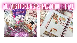NEW Rongrong Stickers unboxing + flip through + PLAN with me!