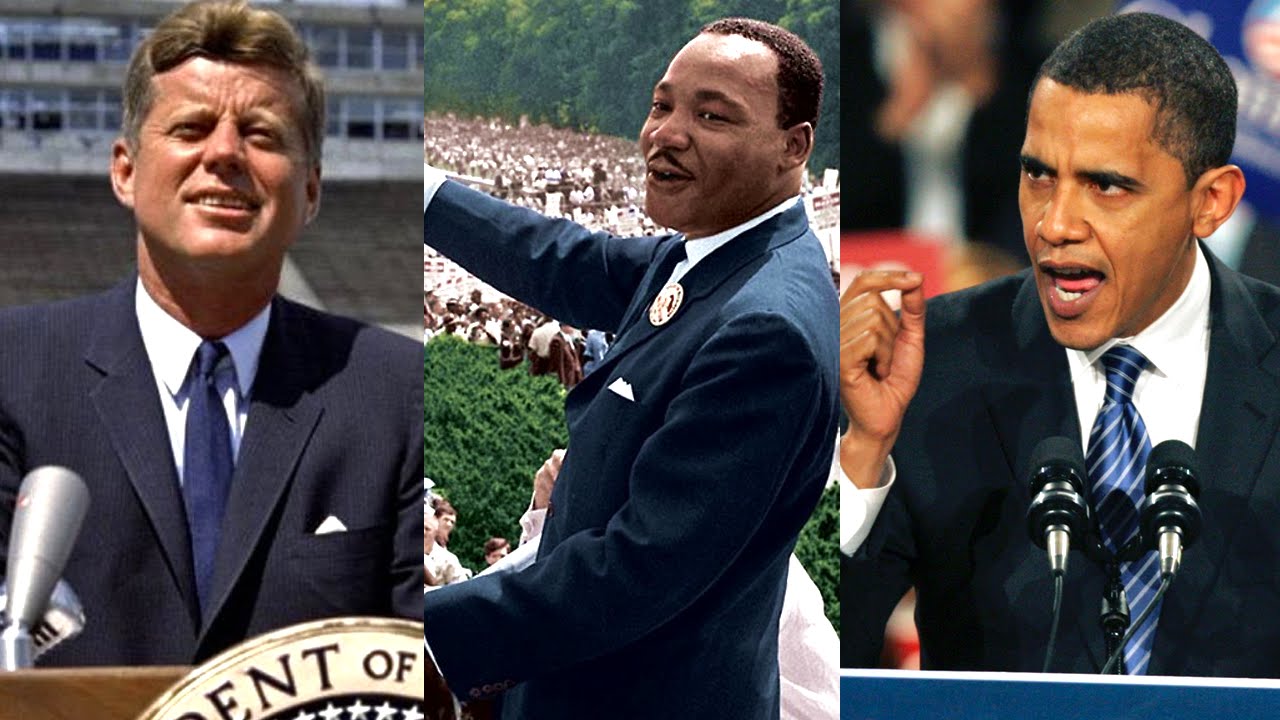 ⁣Greatest Recorded Speeches in American History (1933-2008)