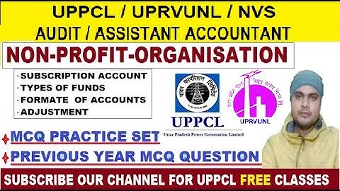 NPO for UPRVUNL, UPPCL Assistant accountant II ACCOUNTS FOR UPRVUNL,  UPPCL FOR ASSISTANT ACCOUNTANT