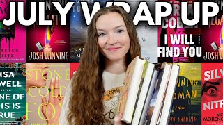 JULY WRAP UP (2023) a lot of solid reads!