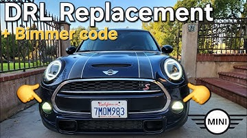 LED Daytime Running Lights (Step-by-Step) + Bimmer Code Programming / F-56 Mini Cooper