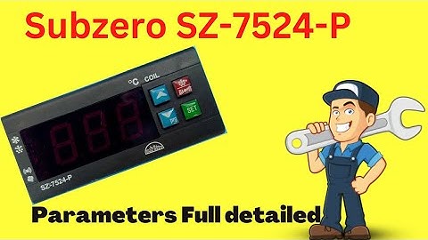 Subzero SZ-7524-P Digital control Full detailed Parameters and working principal#subzero #unique