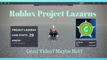 [ROBLOX] Project Lazarus #1 [Fake Cod Zombies] (Very First Video)