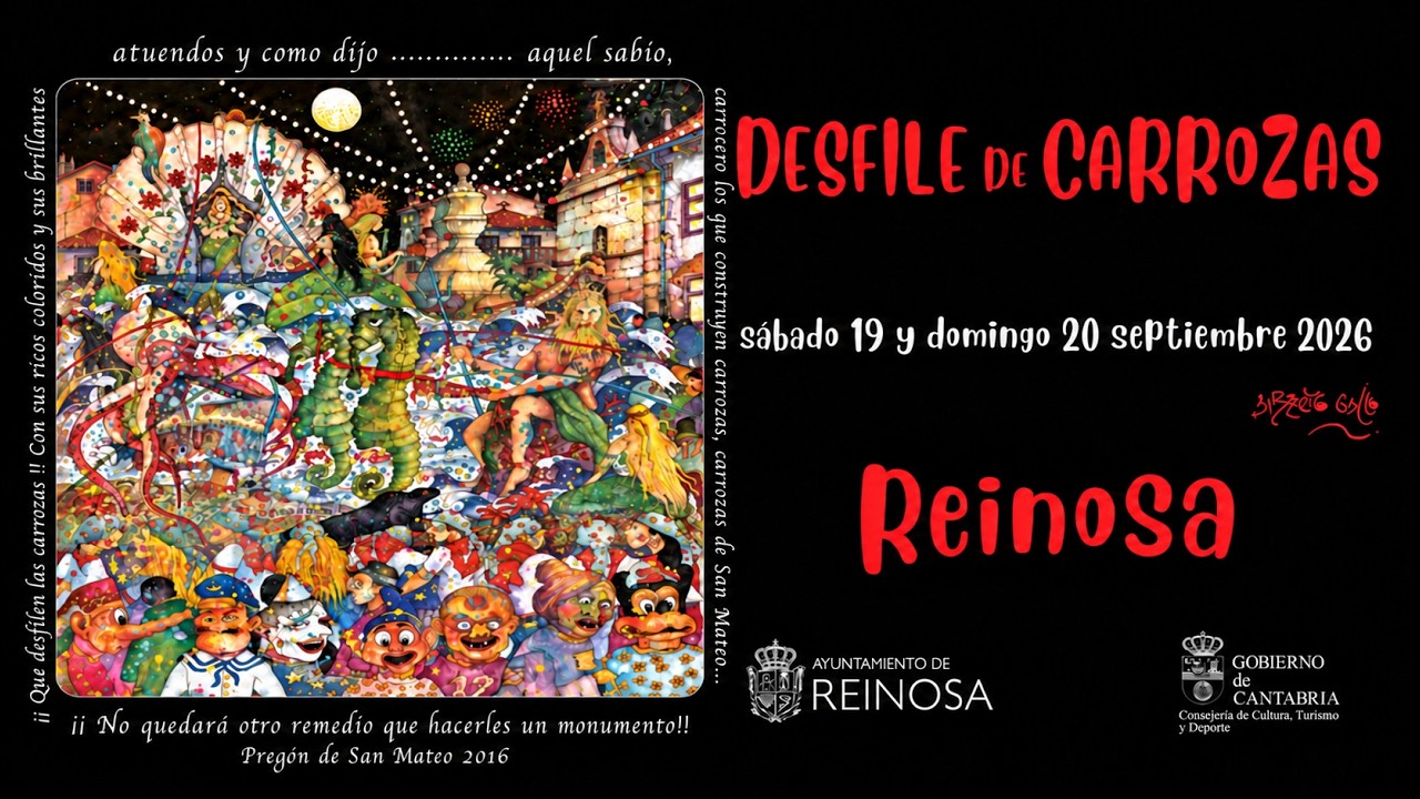 Desfile de Carrozas de San Mateo 2026 desde Reinosa
