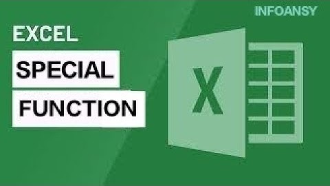 How to direct Go to Special Function F5 in #Excel #Infoansy