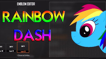 Black Ops 2 - Rainbow Dash Emblem Tutorial (My Little Pony)