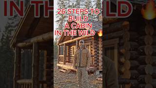 🔥 He Built This Cabin From Scratch in the Wilderness