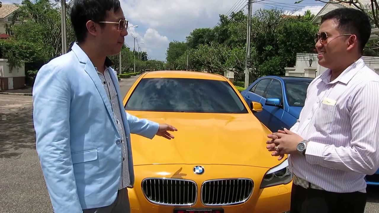 BMW F10 5 SERIES. GLOSSY YELLOW M5 WRAPPING - YouTube