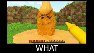 Minecraft wait what meme part 354 realistic minecraft Gegagedigedagedago screenshot 4