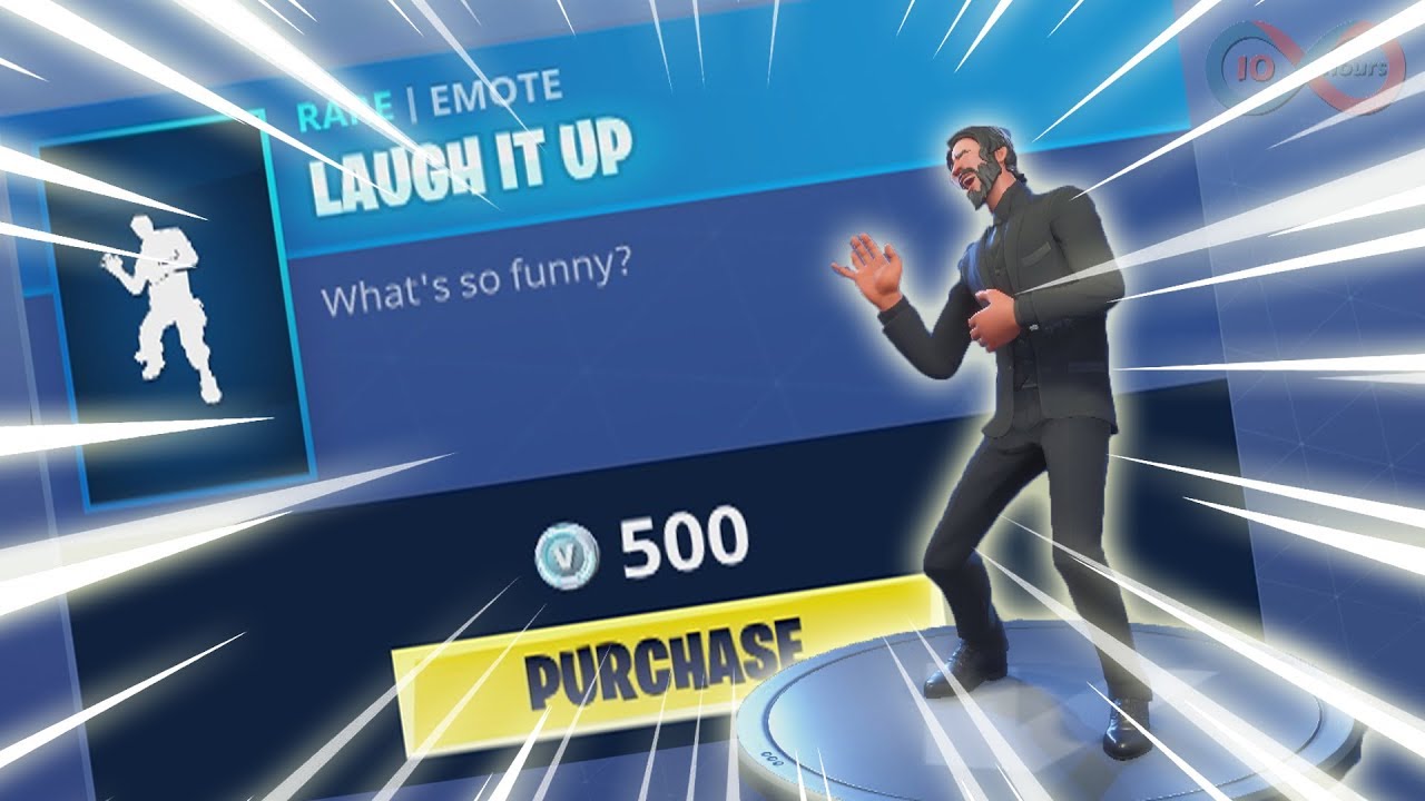 FORTNITE LAUGH IT UP EMOTE 10 HOURS YouTube
