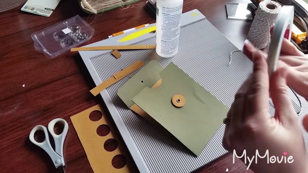 (Part 2) Envelope Tutorial (String & Button Closure) for Junk Journals and Happy Mail