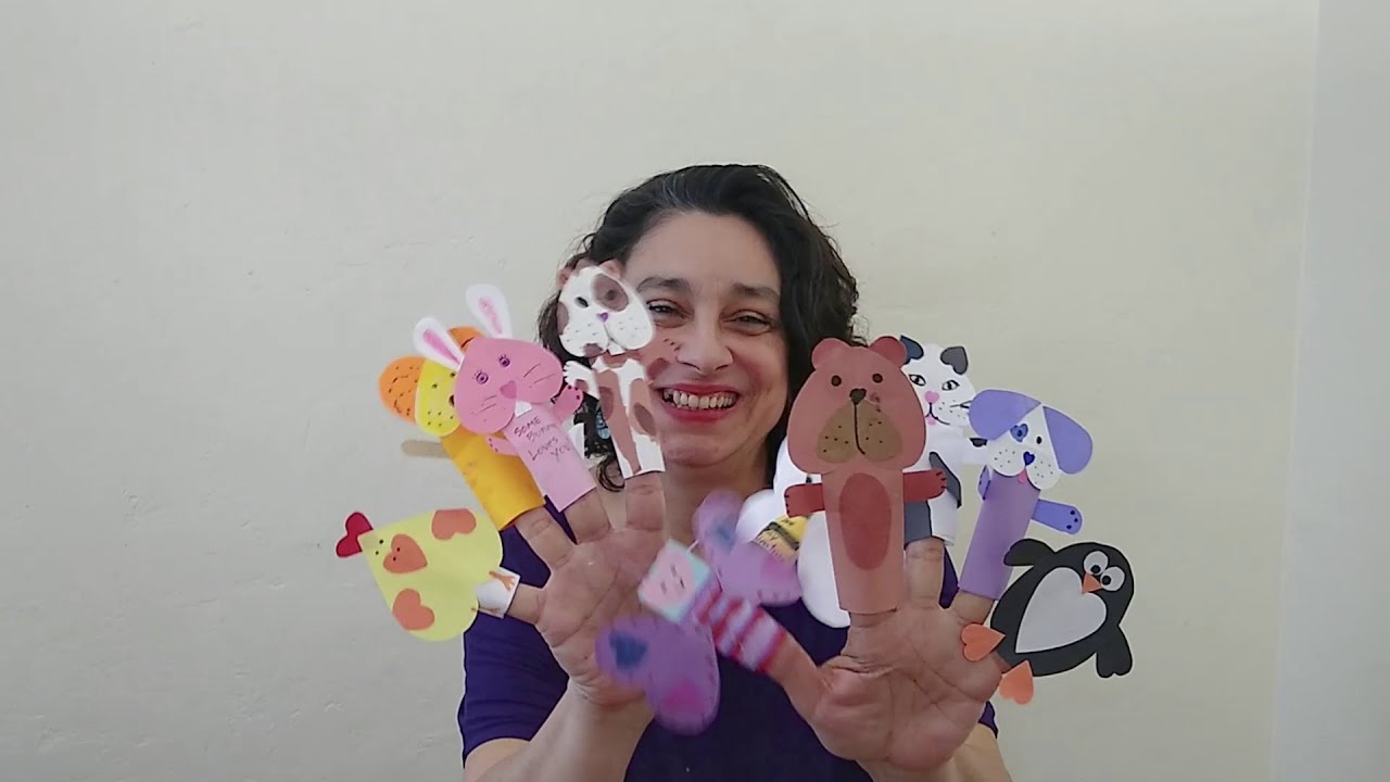 How To: Make Animal Finger Puppets - YouTube