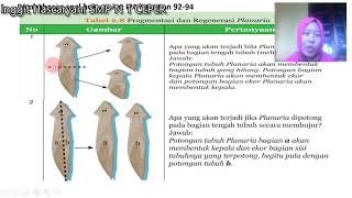 Apa yang akan terjadi jika planaria dipotong pada bagian tubuh di dekat kepala dan dibelah pada bagi