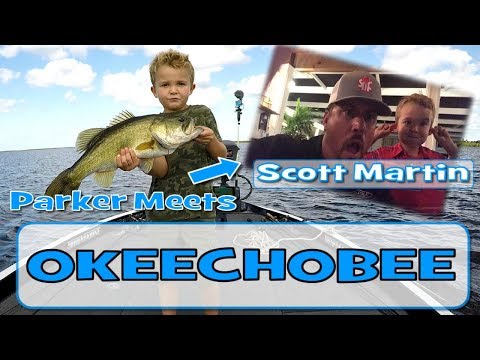 Lake Okeechobee Bass Fishing - Parker Meets Scott Martin Challenge