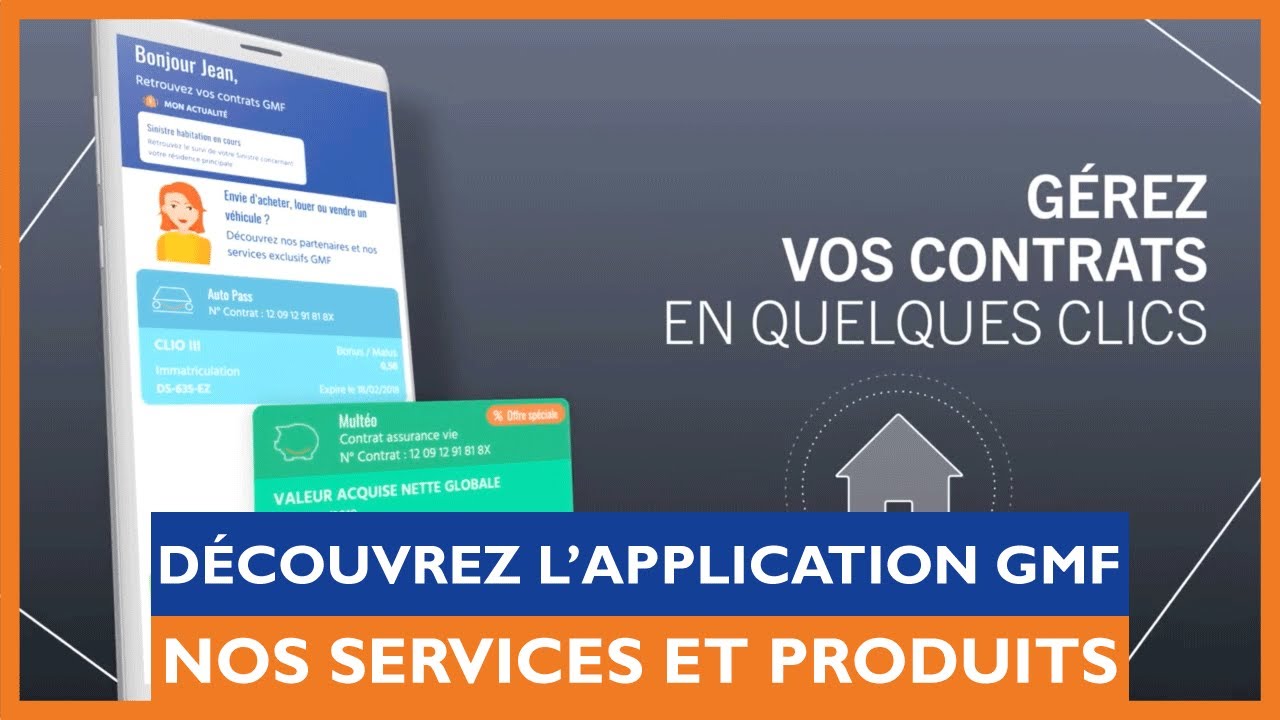 Les services et produits GMF | Découvrez l’application GMF - YouTube