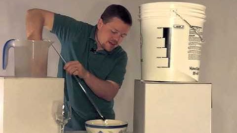 How To Use a Racking Cane for Making Wine