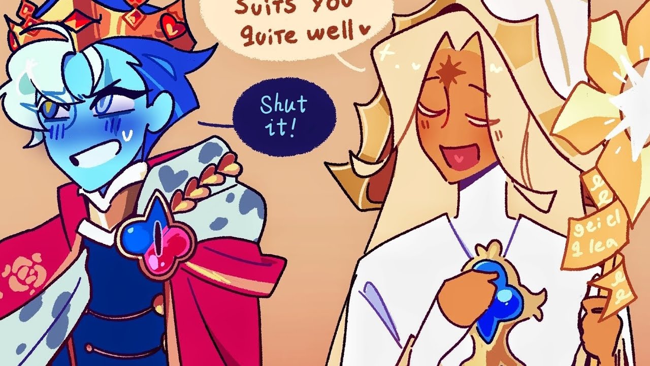 KING ShadowMilk don't like his hairstyle😭?,Family AU,,Black Forest?🍫🌸part 2,Cookie run kingdom🍪Dub🌼