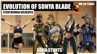 Recreating 30 Years of Sonya Blade - From MK1 to MK11