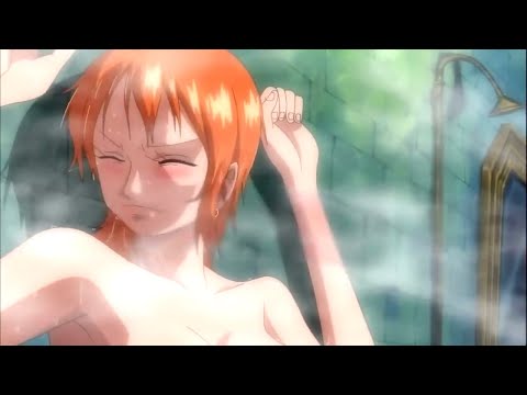 One Piece Nami Bath scene at Thriller park  Ep 341 HD