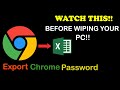 How to Export Chrome Passwords to CSV File | Chrome Password Show