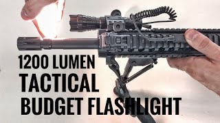 1200 Lumen Tactical Budget Flashlight Review