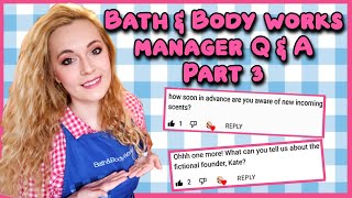 Q&A WITH A BATH & BODY WORKS MANAGER (Part 3) Stuck Overnight in Store + Secret of the Fake Founder
