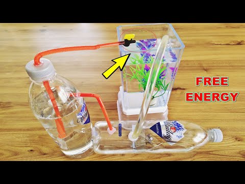 Elektriksiz ve Pilsiz Çalışan Su pompası Yapımı ! Free Energy Aquarium Water Pump | DIY