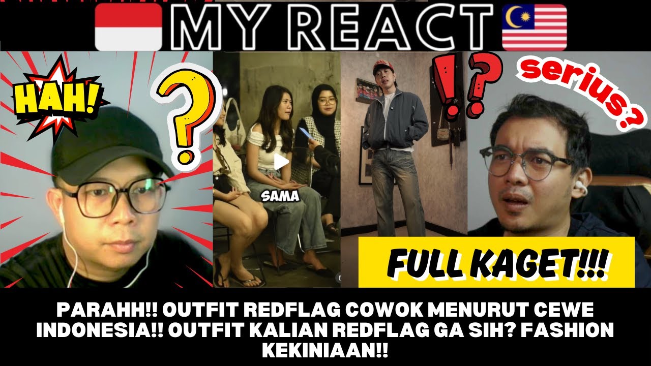 PARAHH!! OUTFIT REDFLAG COWOK MENURUT CEWE INDONESIA!! OUTFIT KALIAN REDFLAG GA SIH?