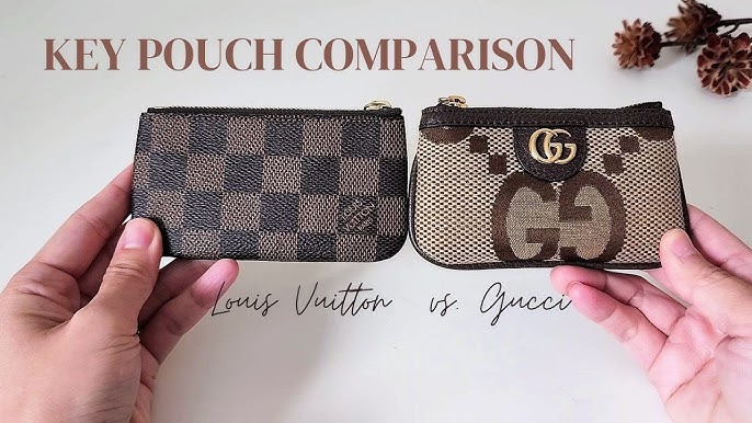 Longchamp Keychain Wallet Unboxing & Comparison with Louis Vuitton Key  Pouch (ENG SUB). 瓏驤鑰匙包開箱. 
