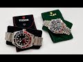 Rolex GMT Master II (Pepsi) -vs- Tudor Black Bay GMT (Diet Pepsi)