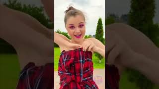 Video thumbnail of "WOW Girl Upgrade Their Clothes in Public Amazing Clothes Hacks #shorts"