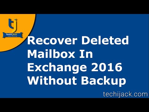 Video: How To Get A Deleted Mailbox Back