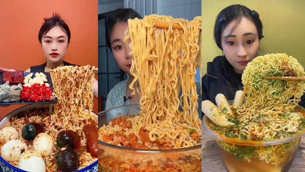 [ MUKBANG ASMR ] Ep 01 Massive Fire Noodles Challenge!! 🔥 | No Talking ASMR Eating Show 