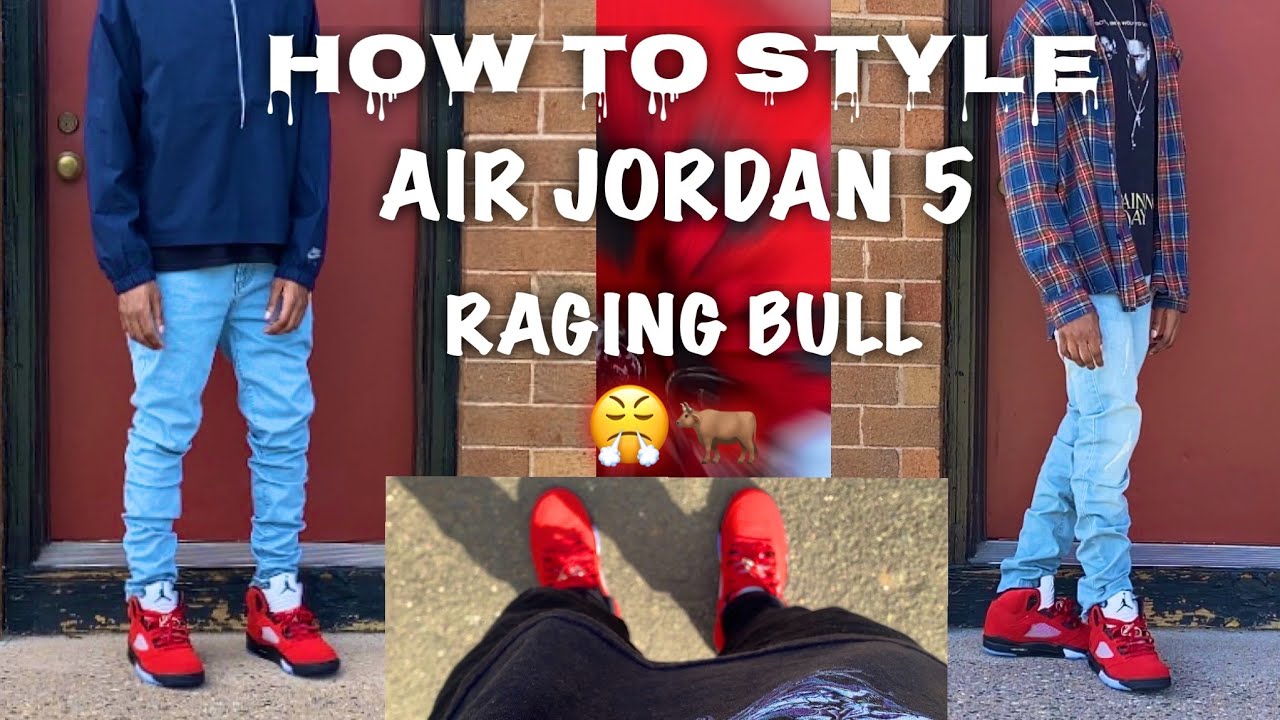 041 - Socks to Match the Air Jordan 5 Raging Bull - RvceShops