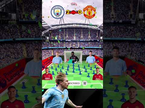 MANCHESTER CITY vs MANCHESTER UNITED|PREMIER LEAGUE HIGHLIGHTS|MARBLE FOOTBALL|03/03/24| #espn #asmr