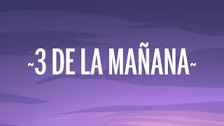 Mau y Ricky, Sebastián Yatra, Mora - 3 de La Mañana (Letra) chords