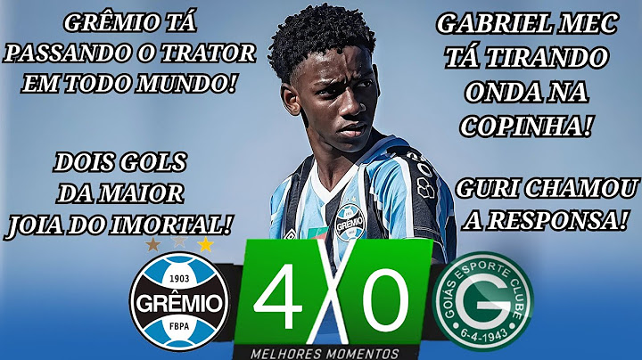 Grêmio 4 x 0 Goiás | Gols e Melhores Momentos | Copinha 2025