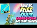 How to Fuse Items to UNBREAKABLE Glitched Master Sword in Zelda Tears of the Kingdom