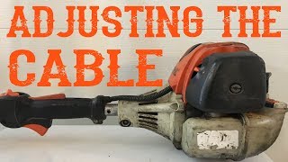 How To Adjust The Throttle Cable On A Stihl Weed Eater