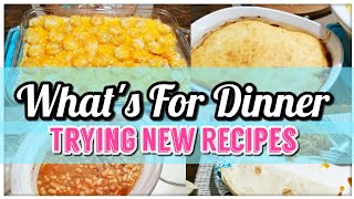 What's For Dinner | Trying New Recipes | Easy, Budget Friendly Meals | Episode #8