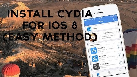 How to install Cydia for iOS 8 (NEW EASY METHOD)
