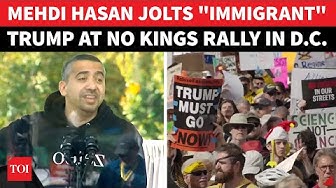 Thumbnail for 'Trump Son, Grandson, Husband Of Immigrants': Mehdi Hasan's BRUTAL REALITY CHECK At 'No Kings' Rally