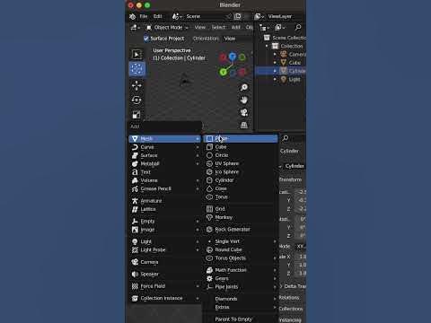 BLENDER - 6.CURSOR TOOLS - YouTube