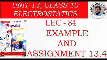 Example and assignment 13.4 class 10 physics kpk textbook board | University Physics