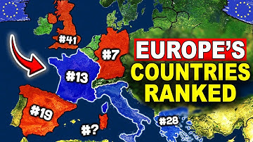 All 50 Countries in EUROPE Ranked WORST to BEST
